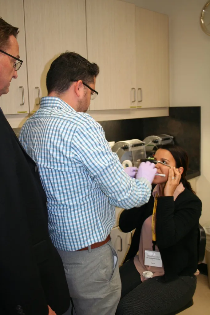 Image of patient with staff