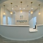 Modern waiting area in Magnolia Dental office
