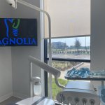 Dental treatment area in Magnolia Dental office