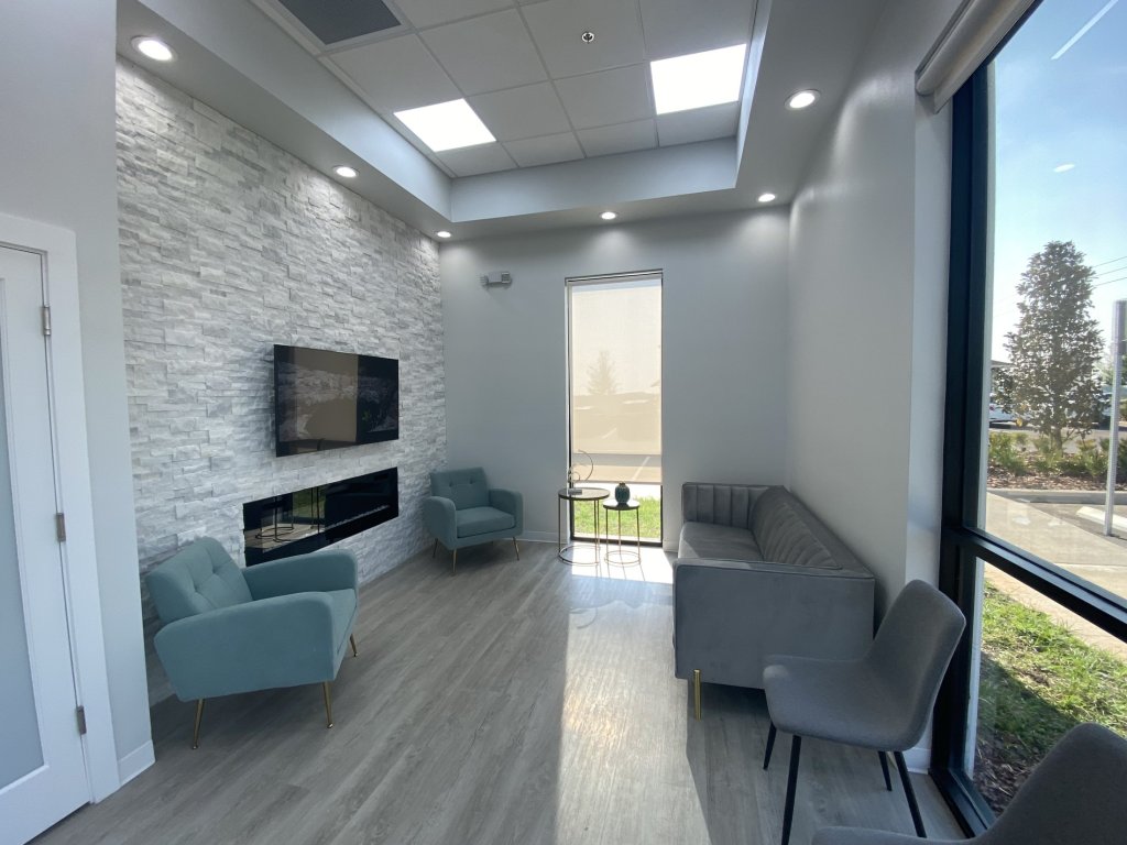 Waiting area in Magnolia Dental office