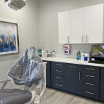 Dental treatment room in Magnolia Dental office